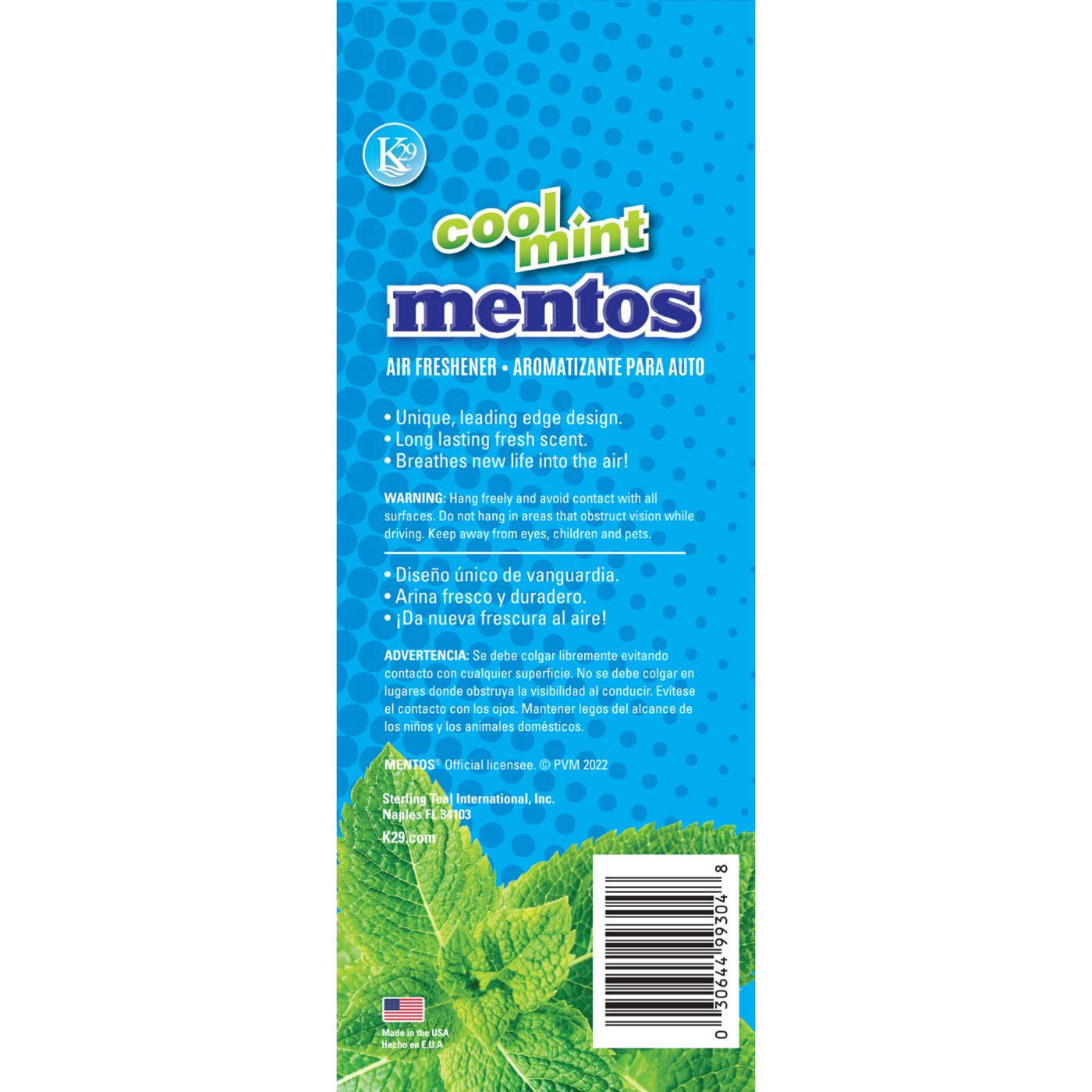 K29 Mentos Cool Mint Auto Air Fresheners; image 2 of 3