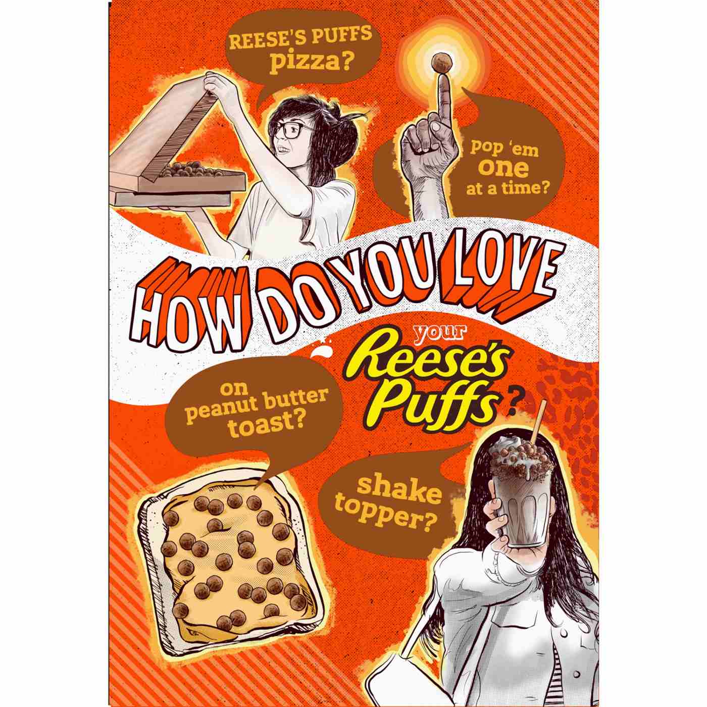 General Mills Resse's Puffs Cereal - Mega Size; image 2 of 6