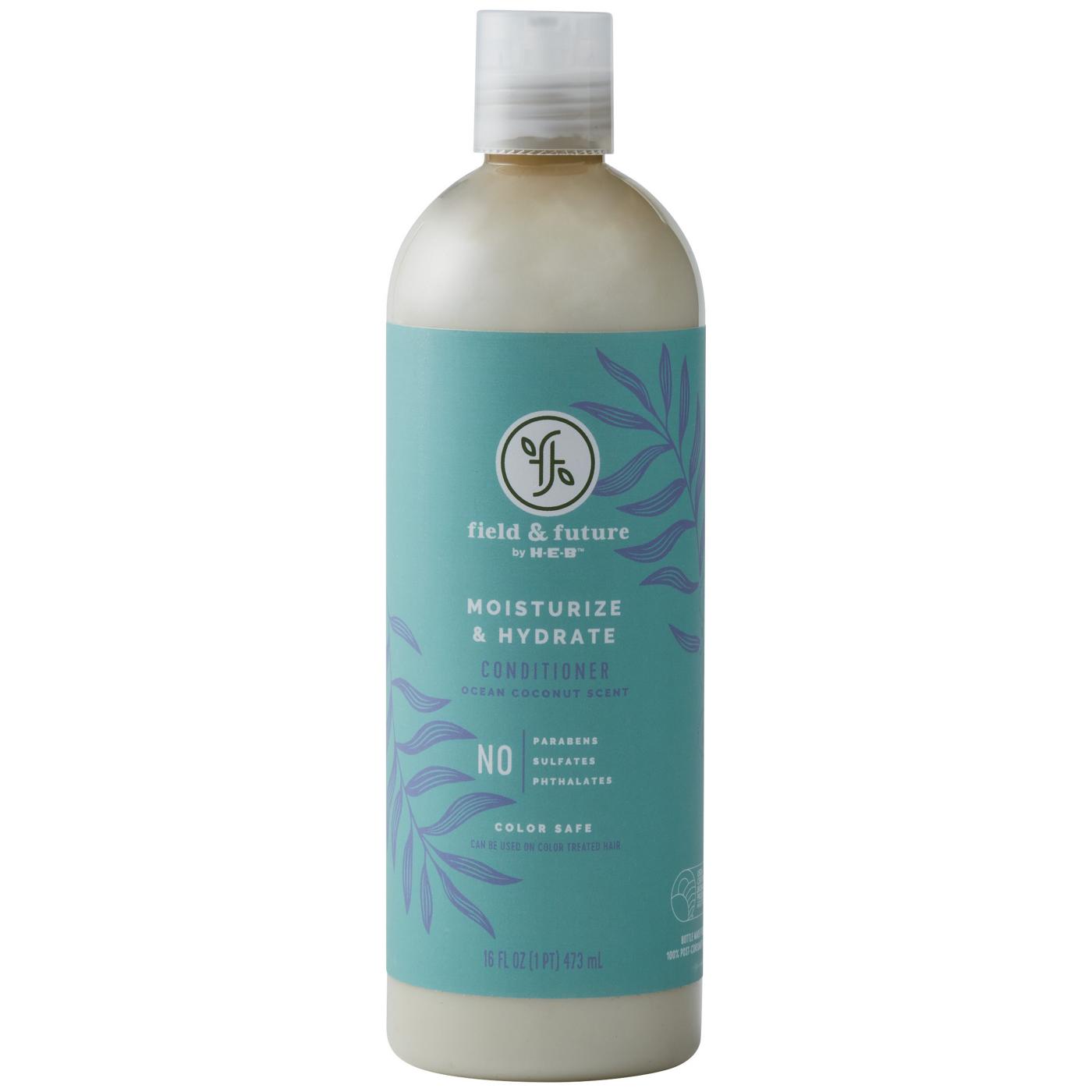 Field & Future by H-E-B Moisturize & Hydrate Hair Conditioner - Ocean Coconut; image 1 of 6