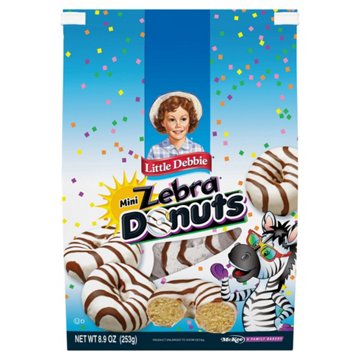 Little Debbie Zebra Mini Donuts, 8.9 oz