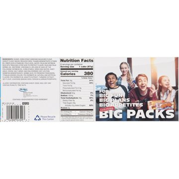 Little Debbie Bigger Zebra Cakes - Big Pack, 6 ct