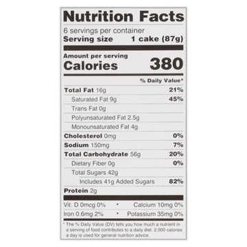 Little Debbie Bigger Zebra Cakes - Big Pack, 6 ct