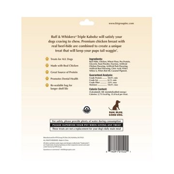 Ruff & Whiskerz Triple Kabobz Dog Treats, 18 ct