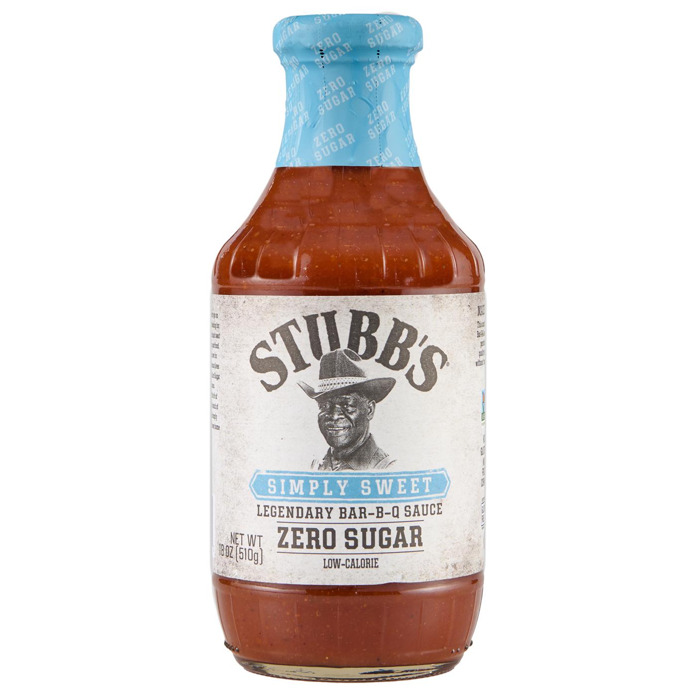 Stubb's Zero Sugar Simply Sweet Legendary Bar-B-Q Sauce; image 1 of 4
