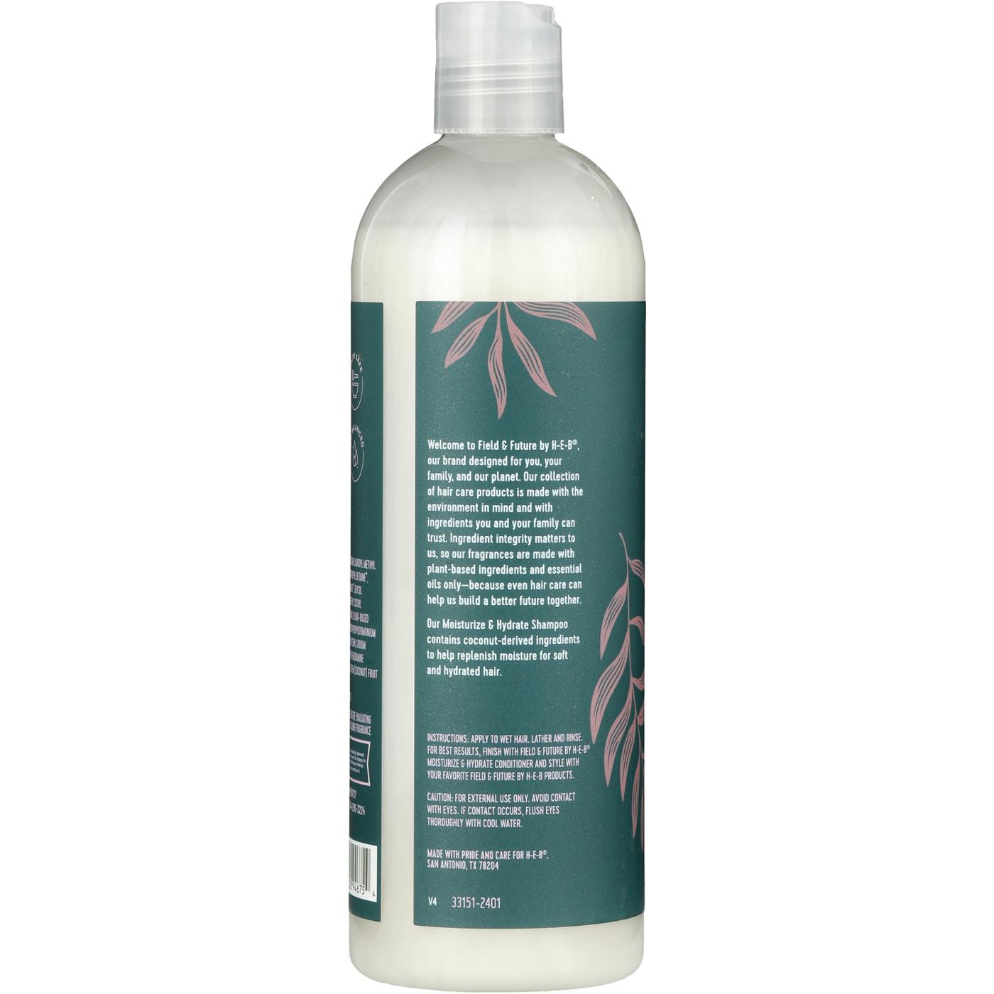 Field & Future by H-E-B Moisturize & Hydrate Shampoo - Ocean Coconut; image 3 of 3