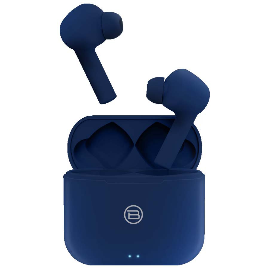 Biconic Focus True Wireless Earbuds With Charging Case Navy Shop Headphones At H E B 2318