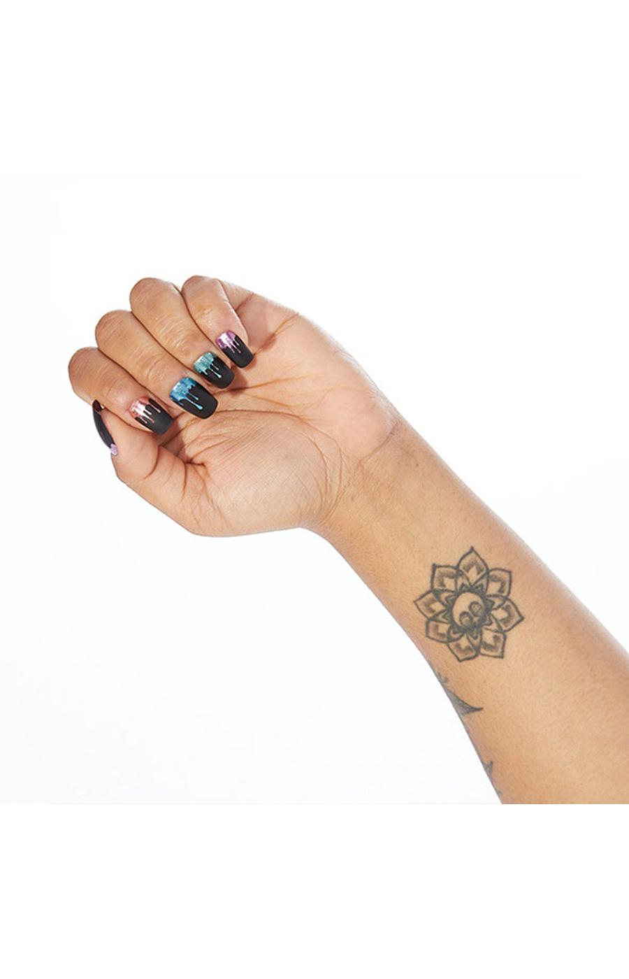 Diosa Cerriden's Spell Artificial Nails - Glitter Matte Black; image 2 of 3