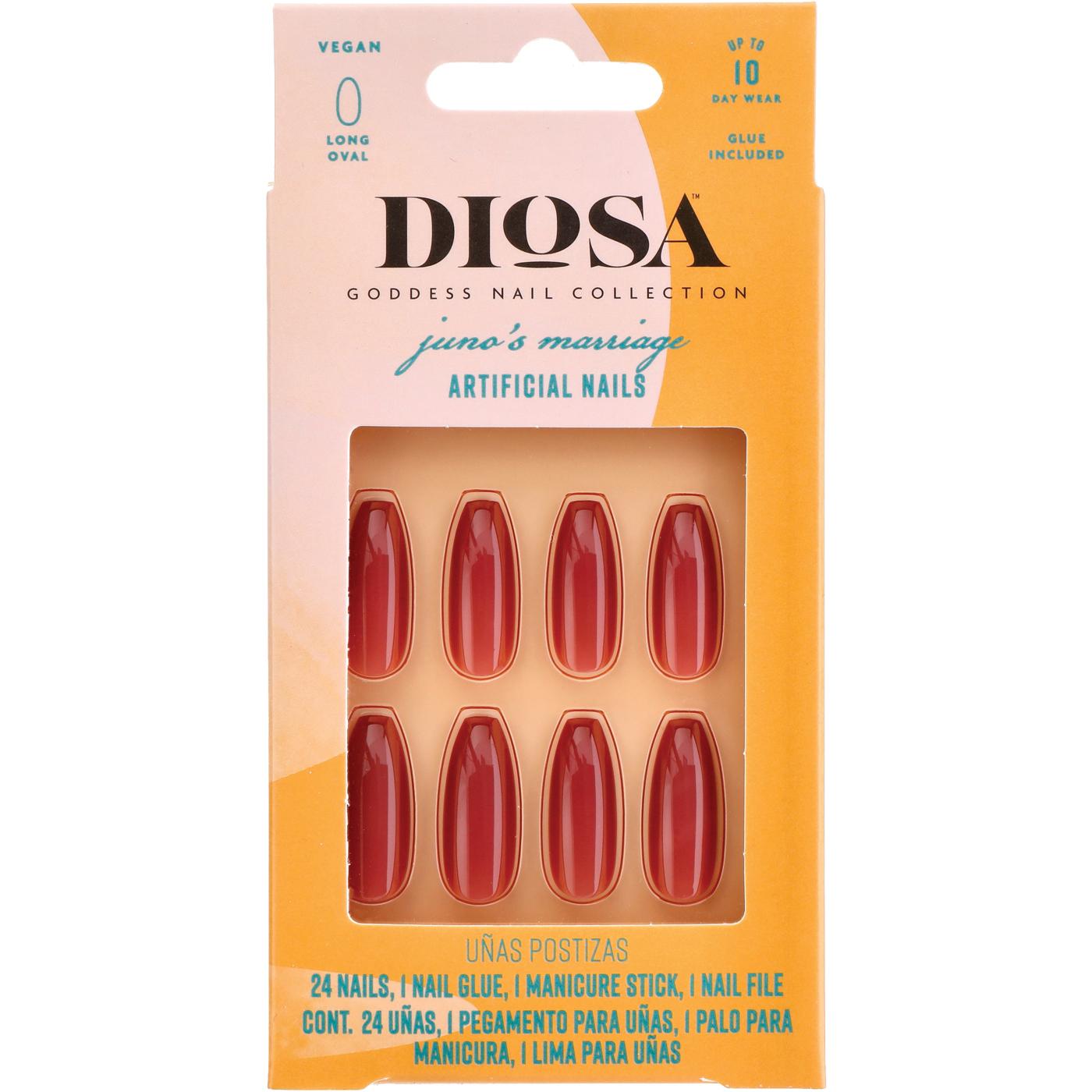 Diosa Juno's Marriage Artificial Nails - Dusty Rose; image 1 of 4