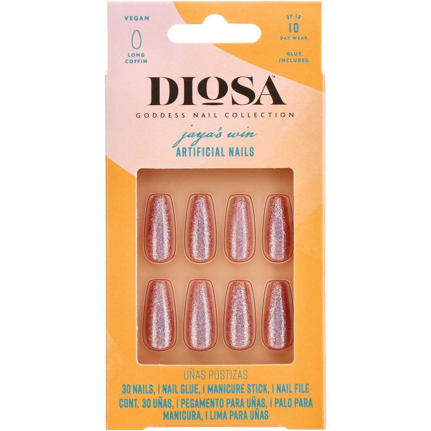 Diosa Jaya's Win Artificial Nails - Holographic Glitter; image 1 of 4