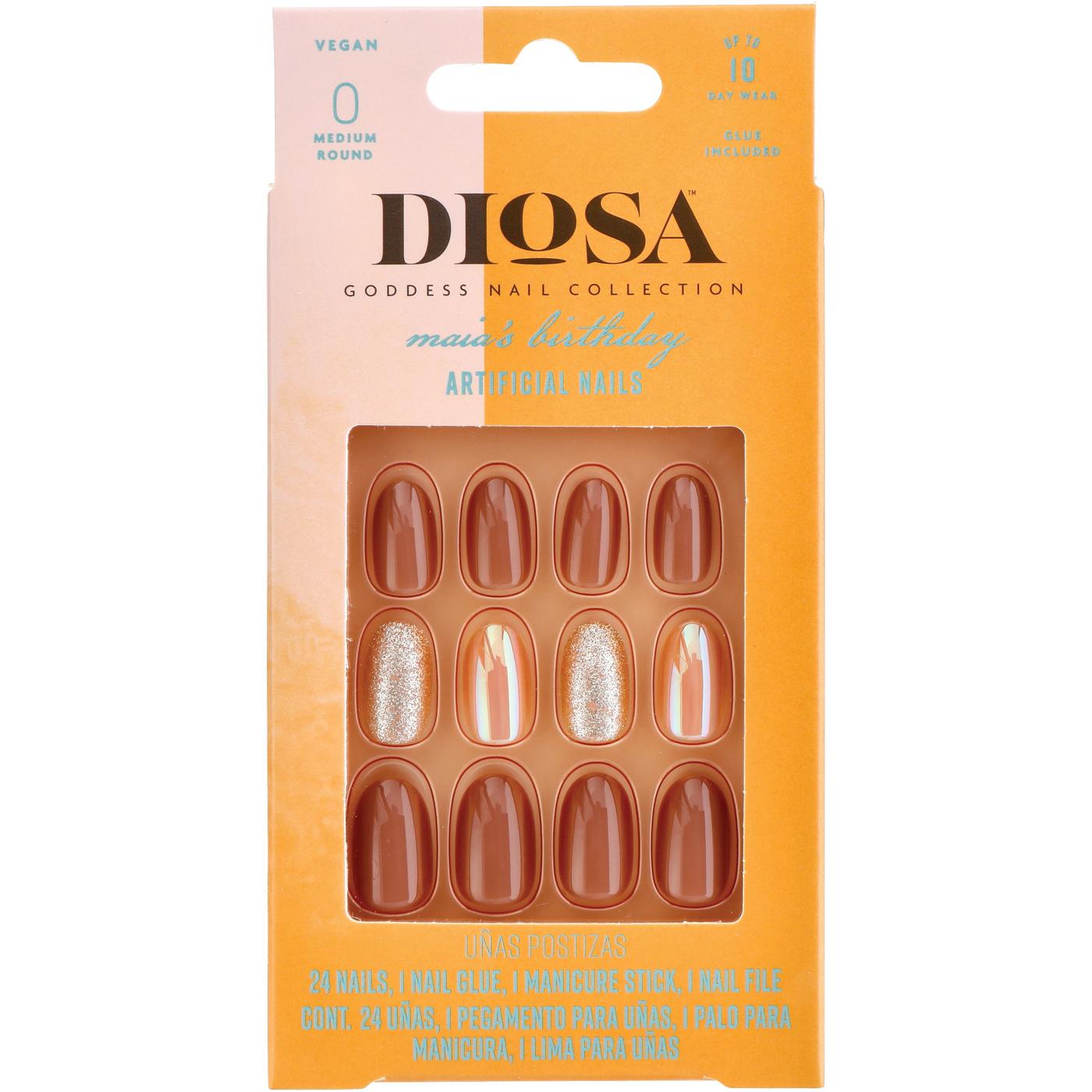Diosa Maia's Birthday Artificial Nails - Mocha Gold; image 1 of 2
