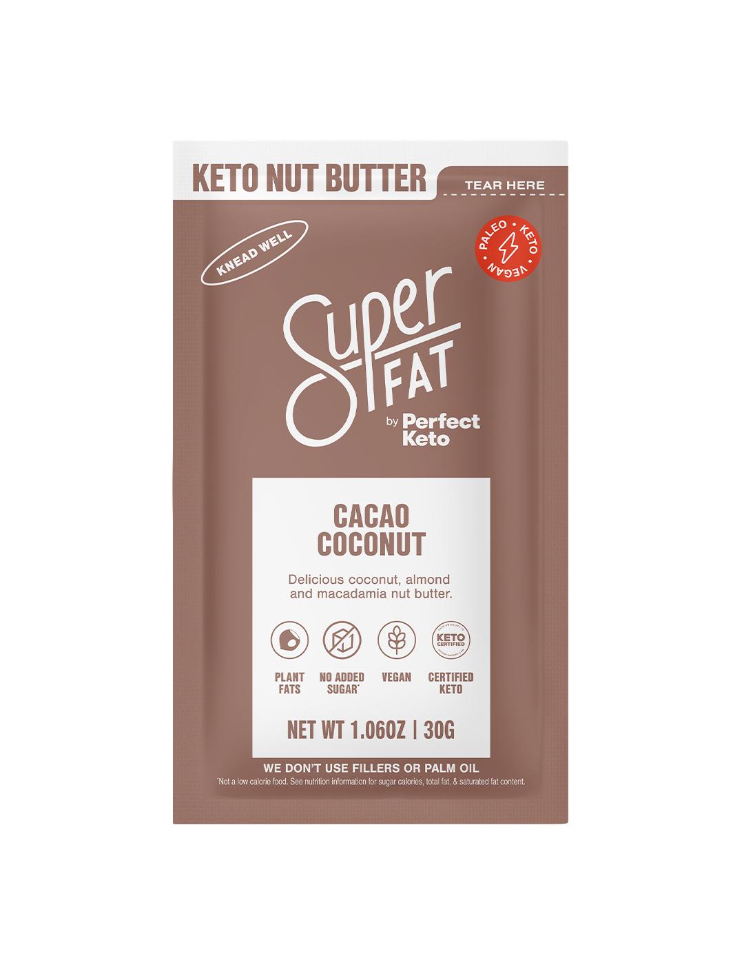 Super Fat Keto Nut Butter - Cacao Coconut; image 1 of 3