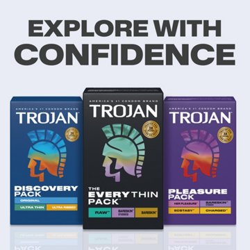 Trojan BareSkin Latex Condoms , 10 ct