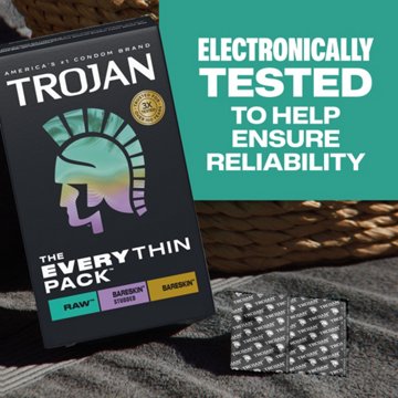 Trojan BareSkin Latex Condoms , 10 ct