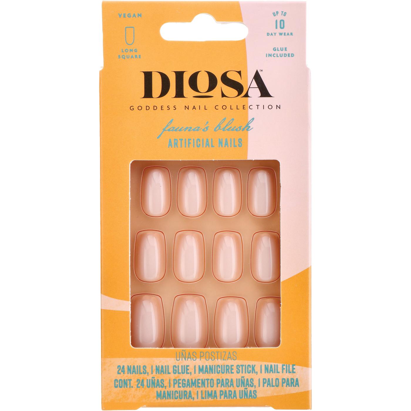 Diosa Fauna's Blush Artificial Nails - Pink; image 1 of 4