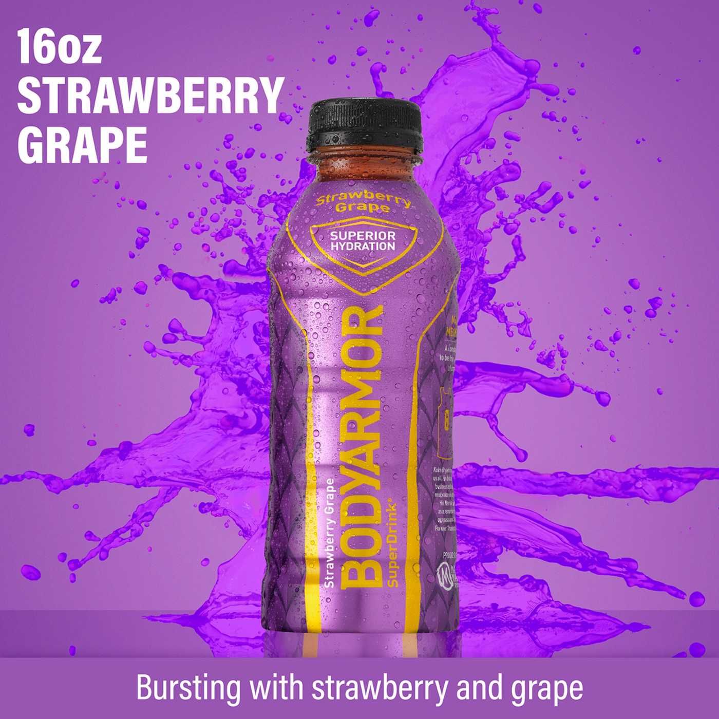 BODYARMOR Bodyarmor Superdrink Strawberry Grape Bottle; image 3 of 7