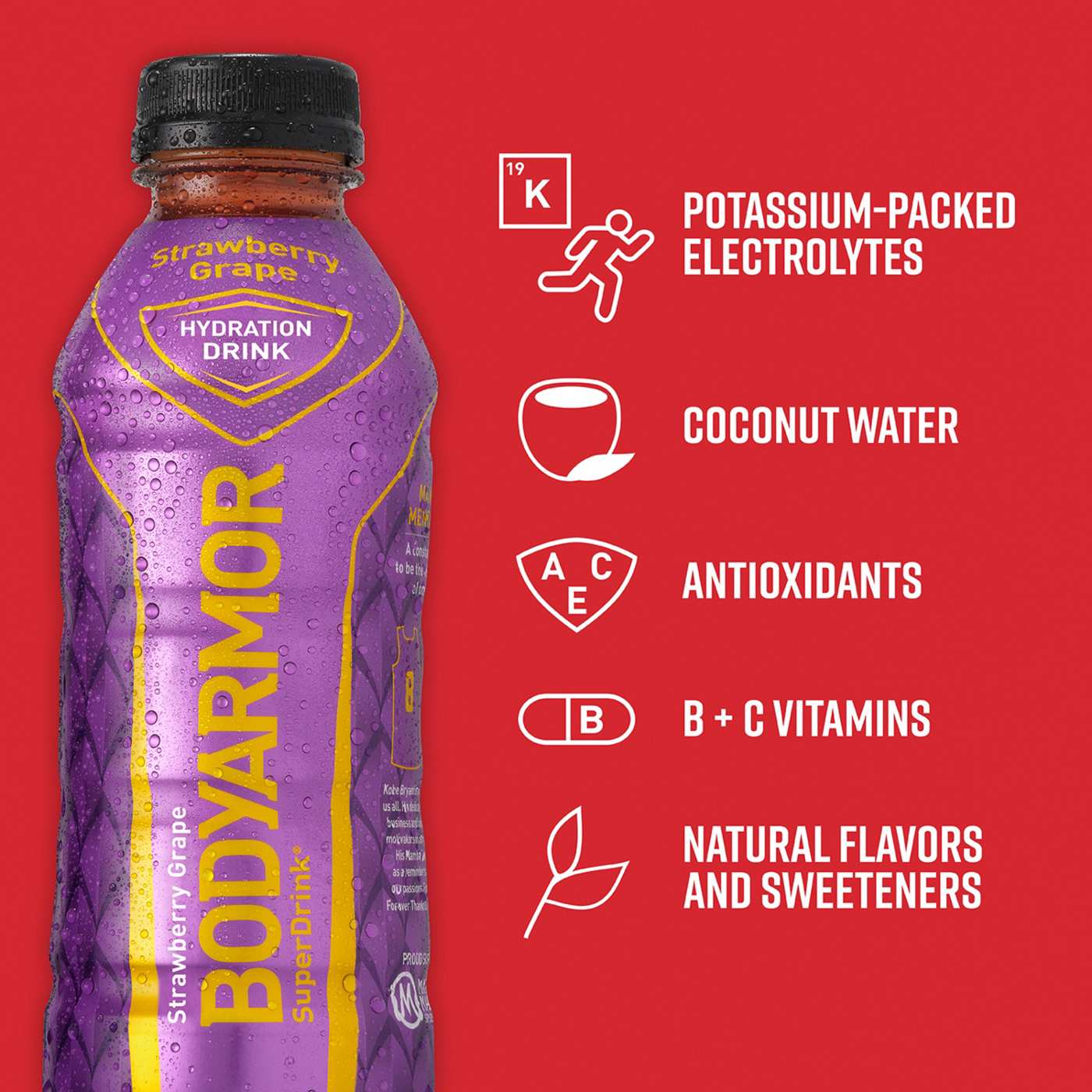 BODYARMOR Bodyarmor Superdrink Strawberry Grape Bottle; image 5 of 7