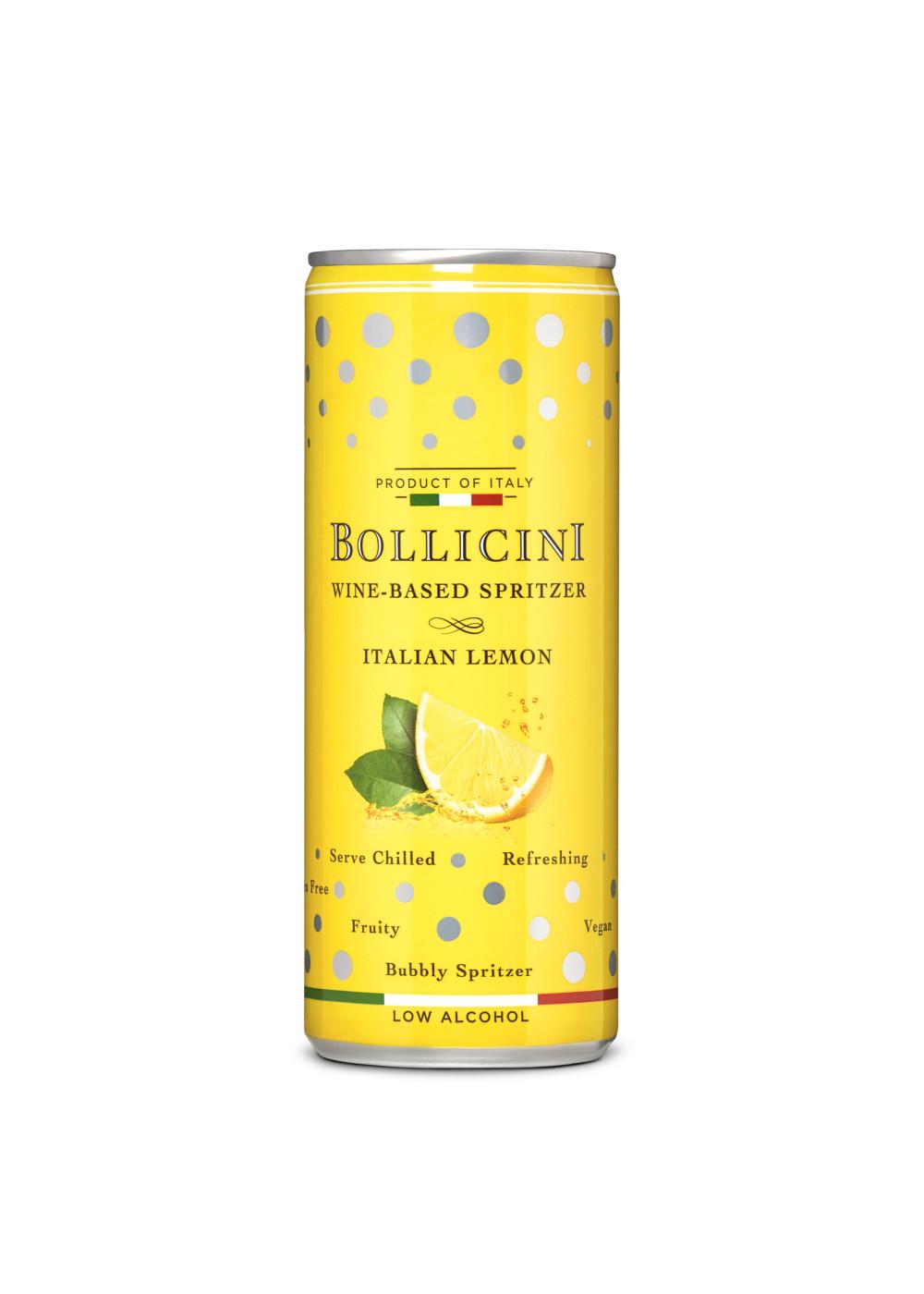 Bollicini Lemon Wine-Based Spritzer 250 mL Cans; image 2 of 2