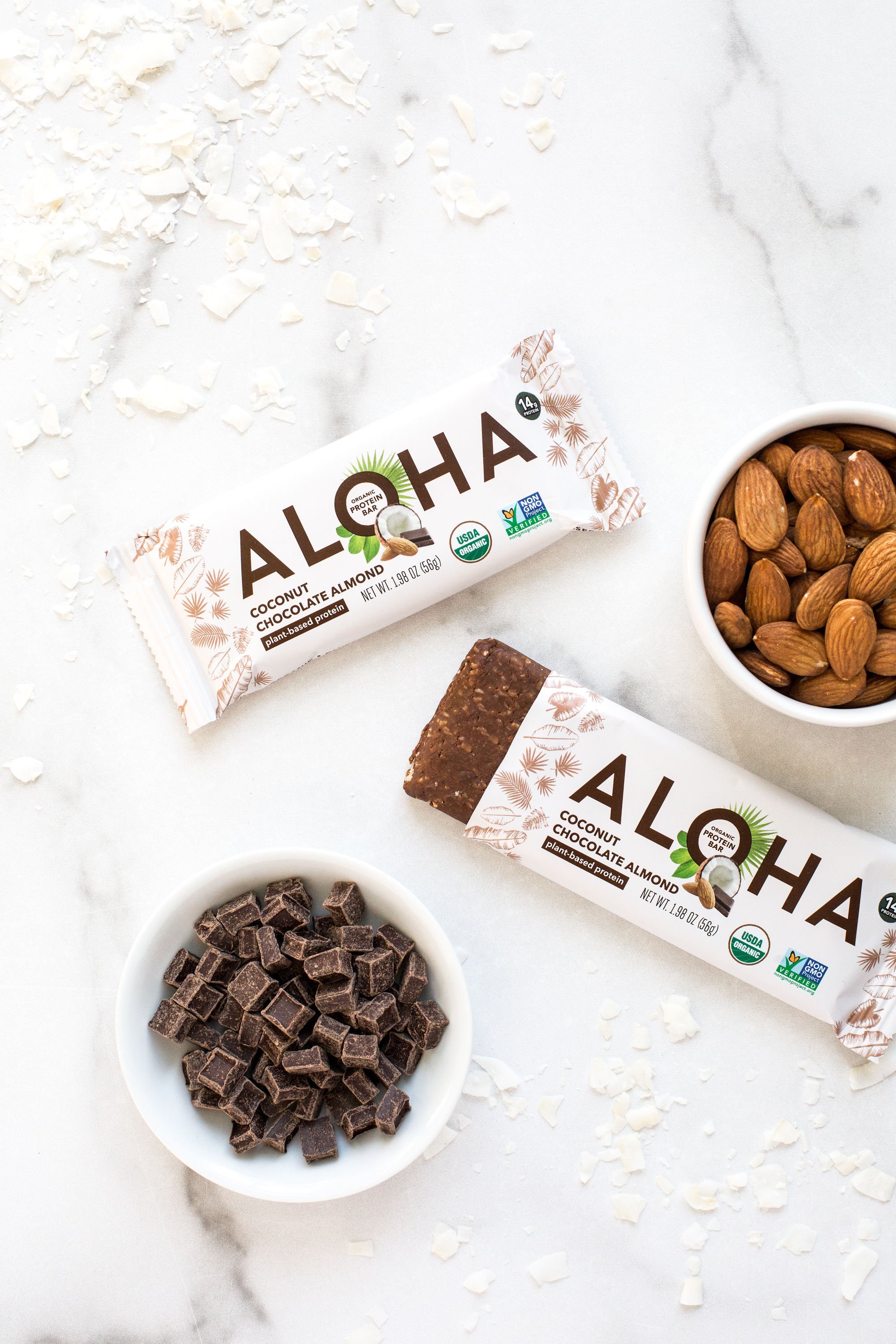Aloha Organic 14g Protein Bar - Coconut Chocolate Almond - Shop