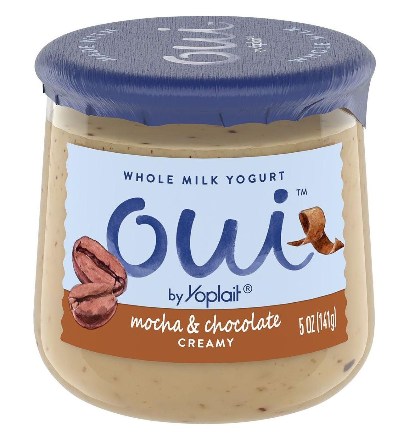 Yoplait Oui Creamy Mocha & Chocolate Whole Milk Yogurt; image 1 of 5