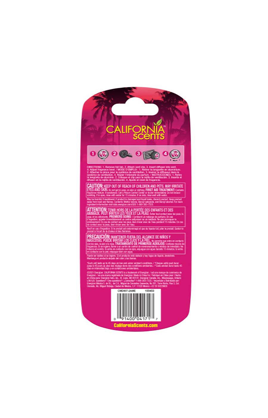 California Scents Coronado Cherry Mini Diffuser Auto Air Fresheners