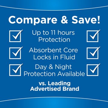 H-E-B Ultra Thin with Flexi-Wings Overnight Pads, 52 ct