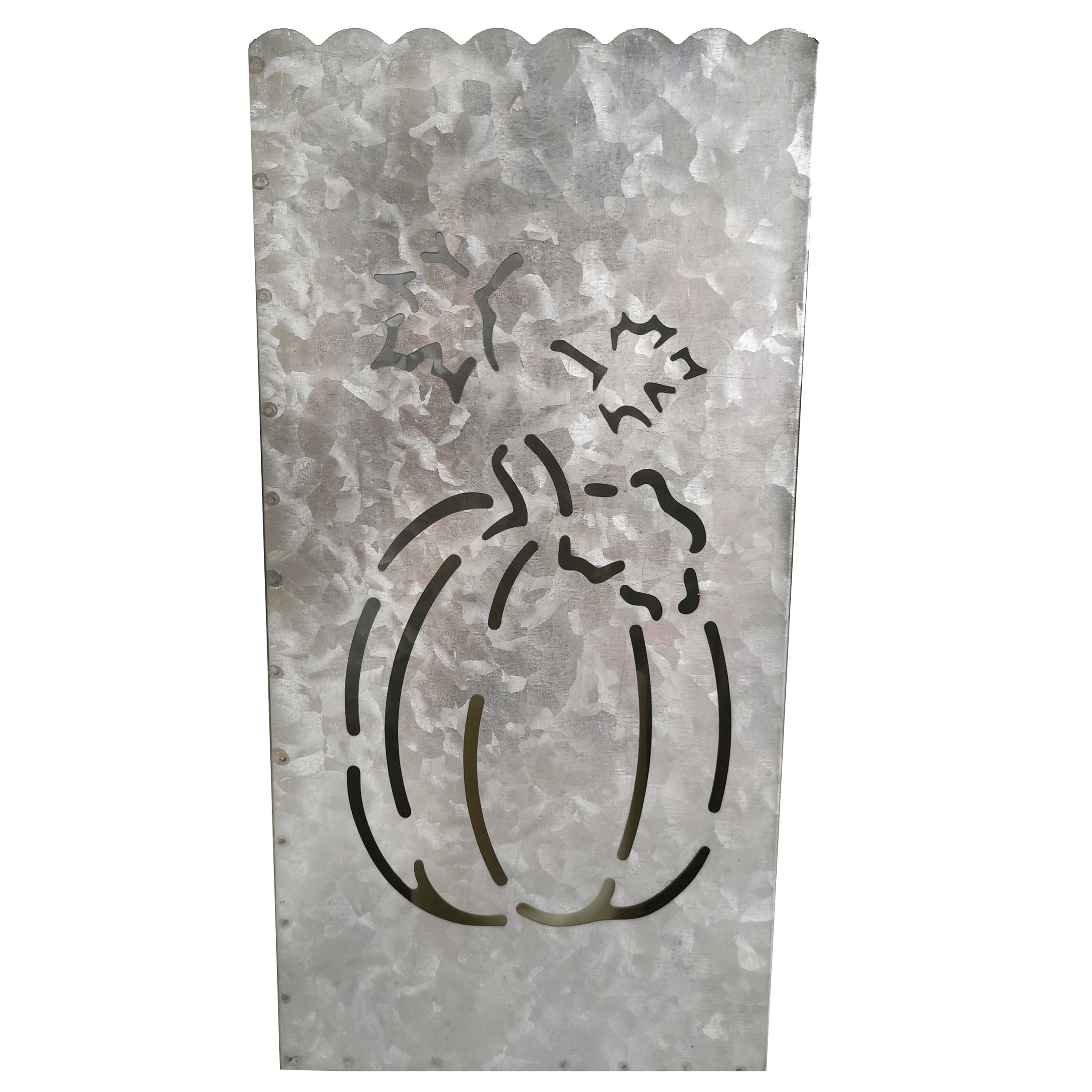 Infinity Pumpkin Metal Luminary Fall Decor Shop Seasonal Decor at HEB