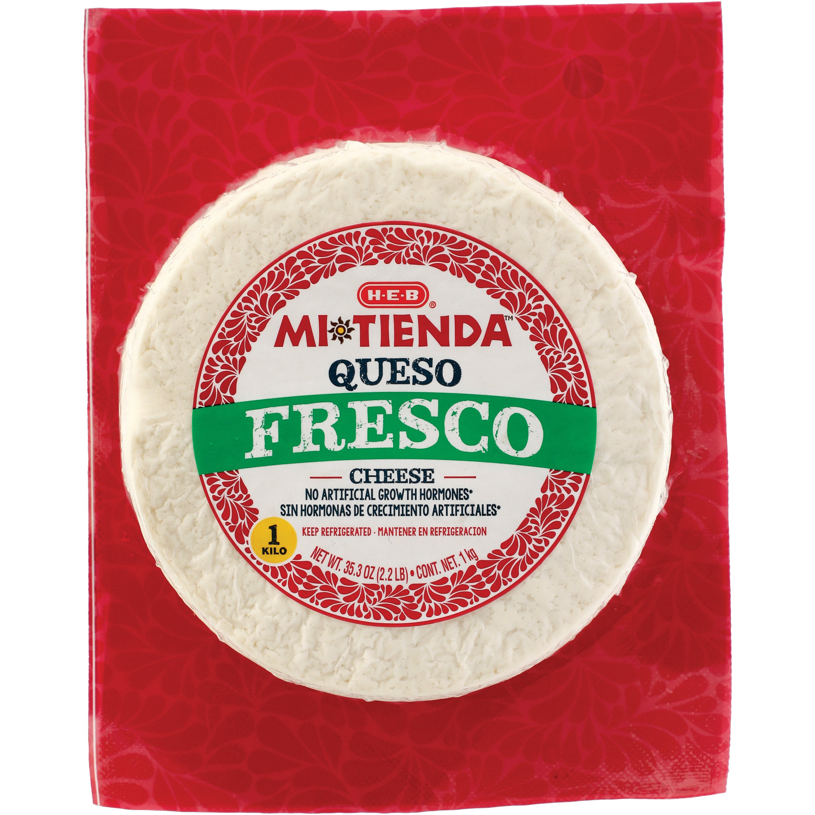 H-E-B Mi Tienda Queso Fresco Cheese, 2.2 lbs