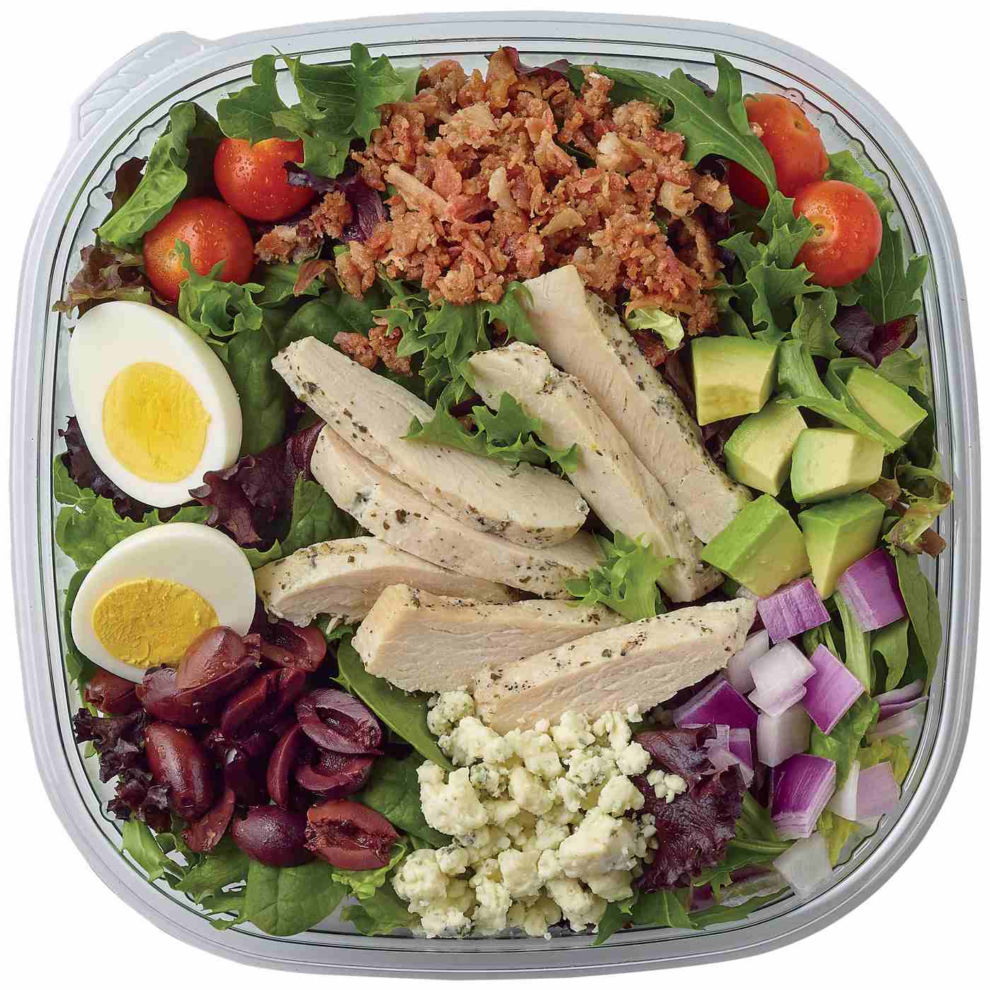 Meal Simple by H-E-B Large Chicken Cobb Salad; image 1 of 2