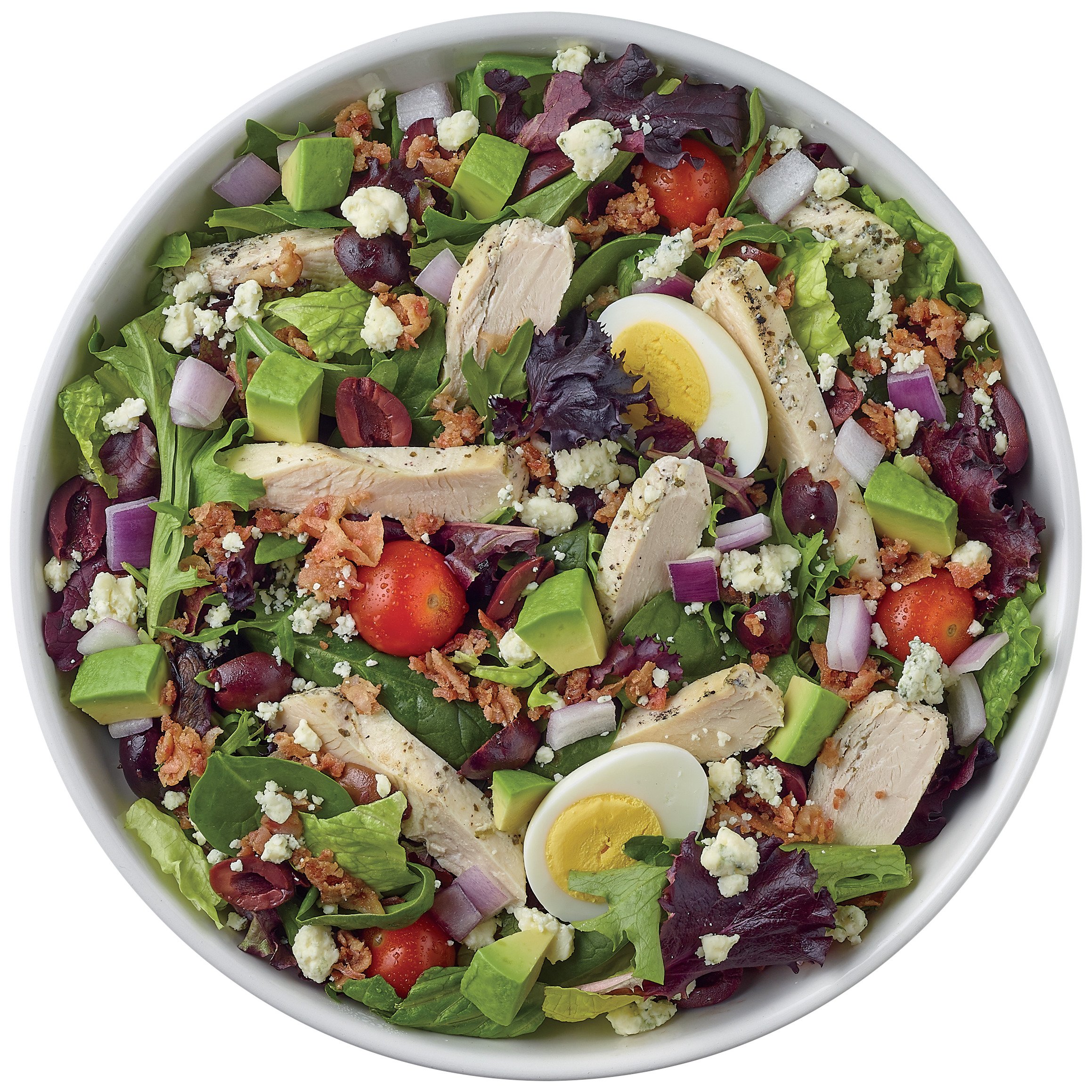 Meal Simple By H-E-B Large Chicken Cobb Salad - Shop Salads At H-E-B