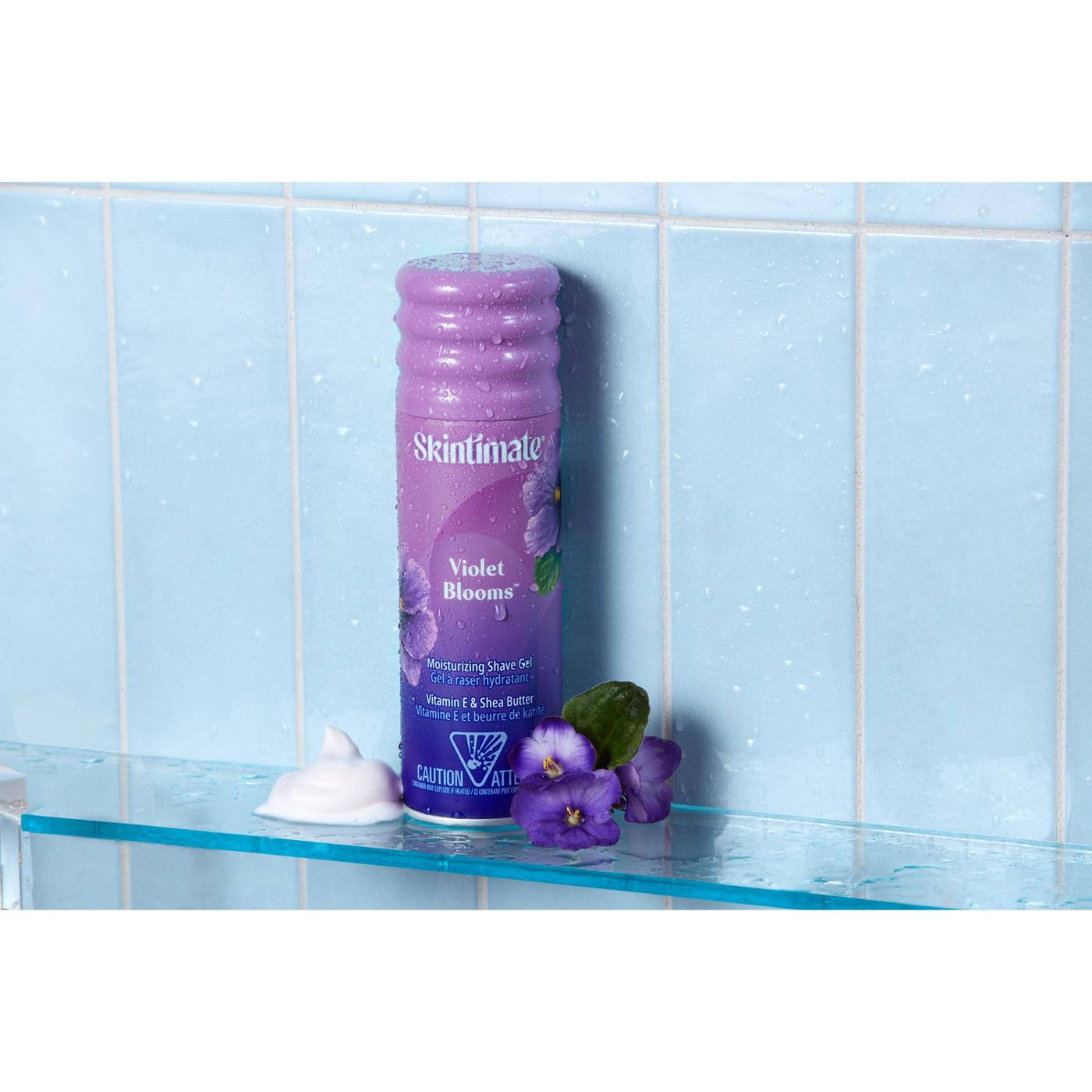 Skintimate Exotic Violet Blooms Moisturizing Women's Shave Gel; image 3 of 4