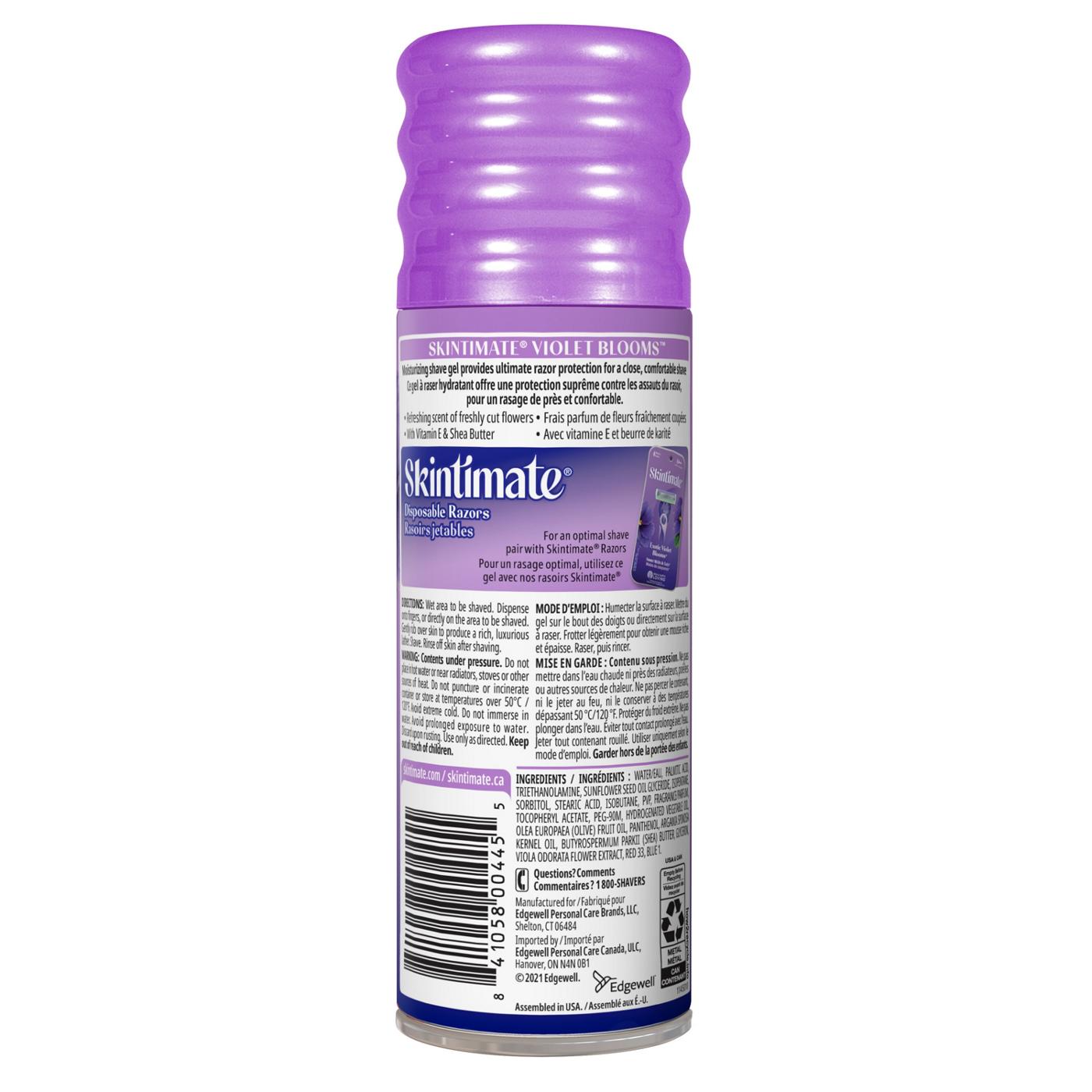 Skintimate Exotic Violet Blooms Moisturizing Women's Shave Gel; image 4 of 4