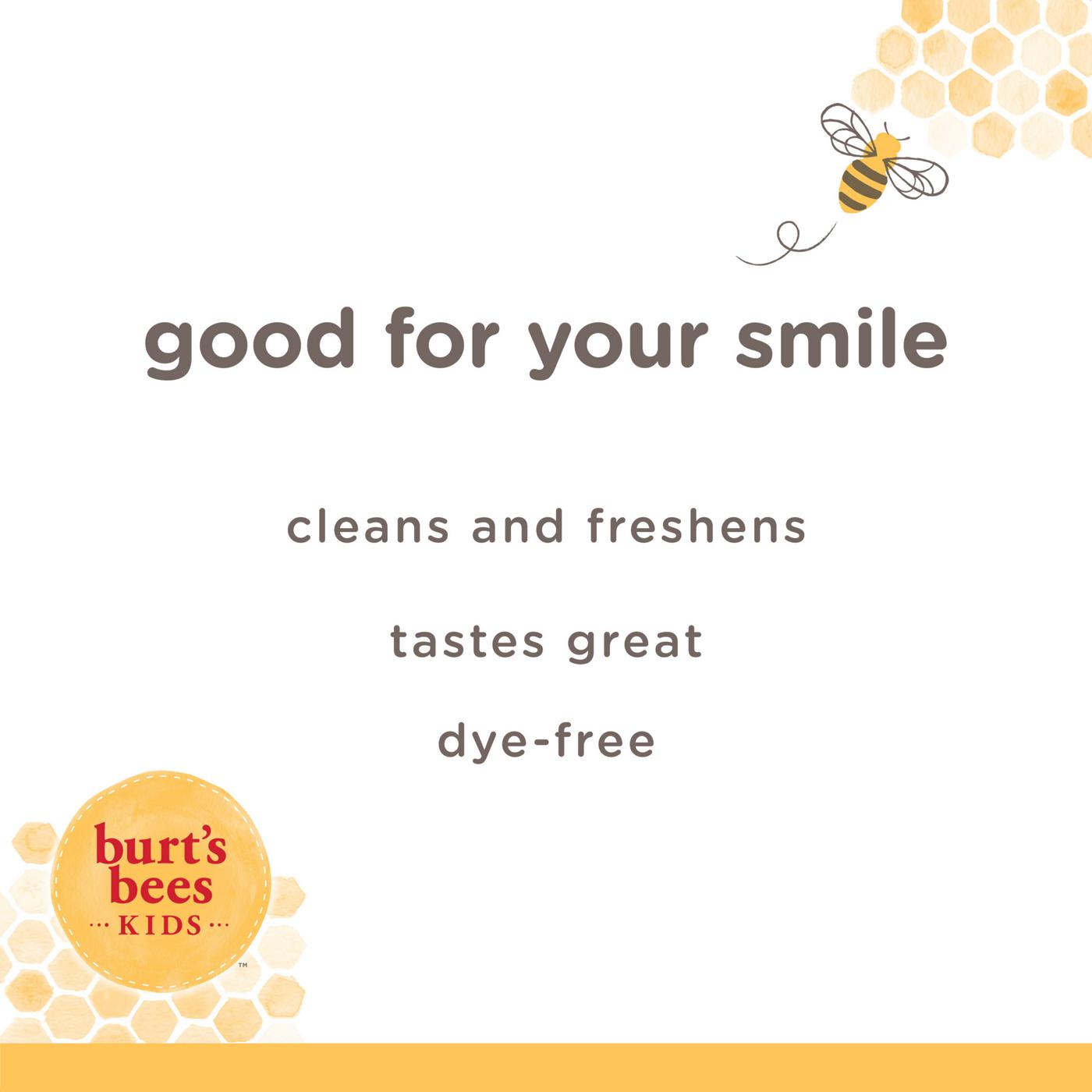Burt's Bees Kids Fluoride-Free Toothpaste - Bubble Bee Bubblegum; image 5 of 6
