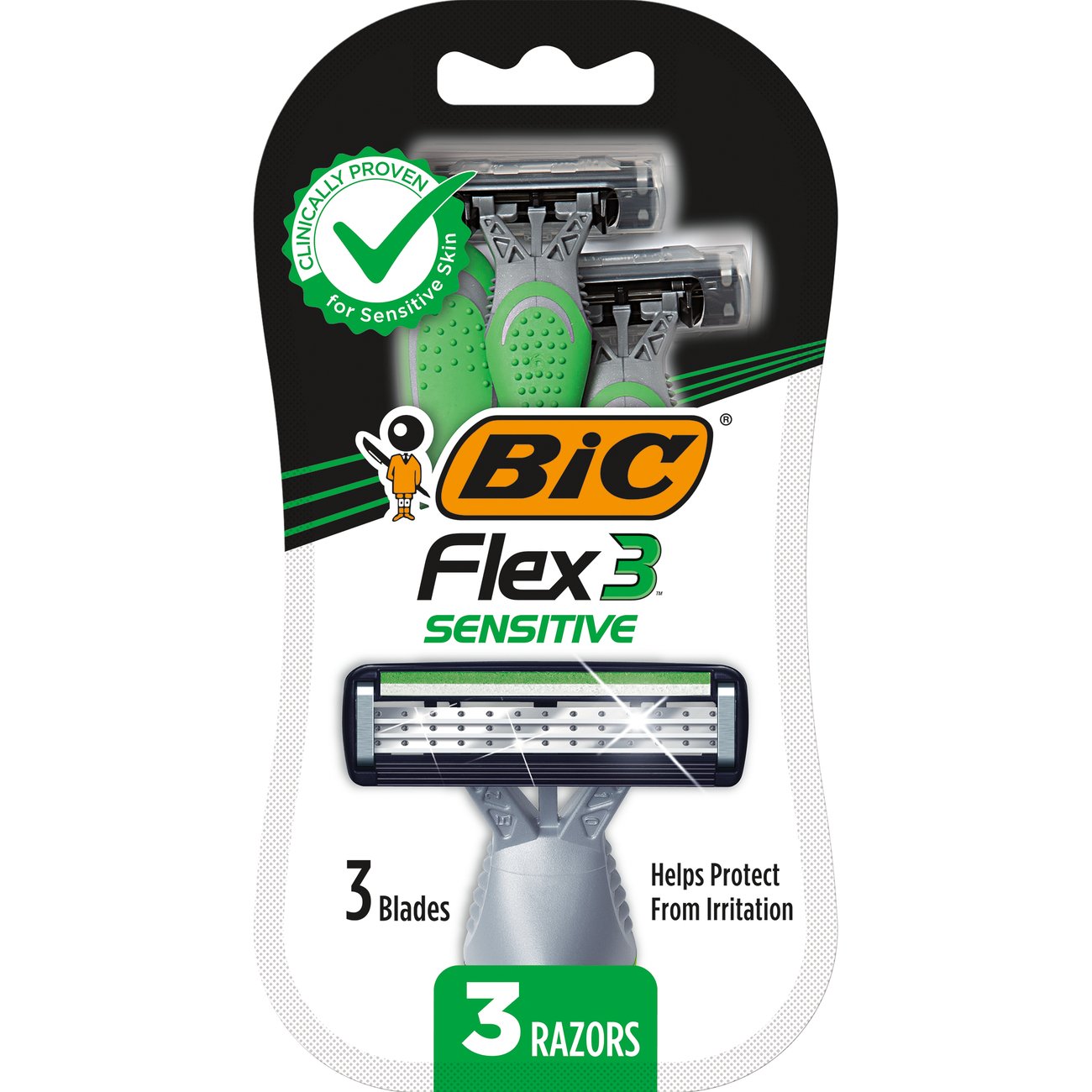 BIC Flex 3 Titanium Disposable Razors - Shop Razors & blades at H-E-B