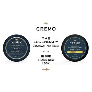 Cremo Beard & Scruff Cream - Palo Santo, 4 oz