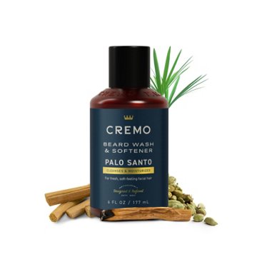 Cremo Beard Wash & Softener Palo Santo, 6 oz