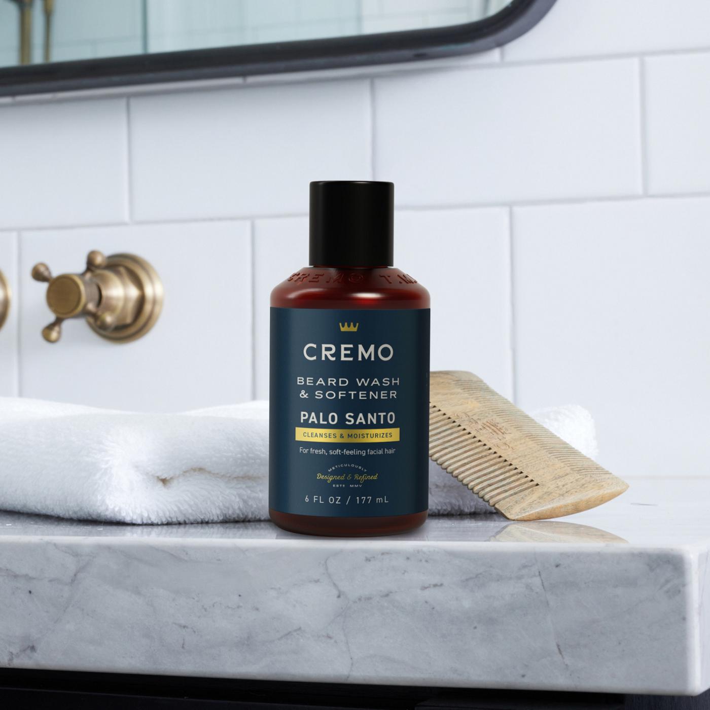 Cremo Beard Wash & Softener Palo Santo; image 5 of 7