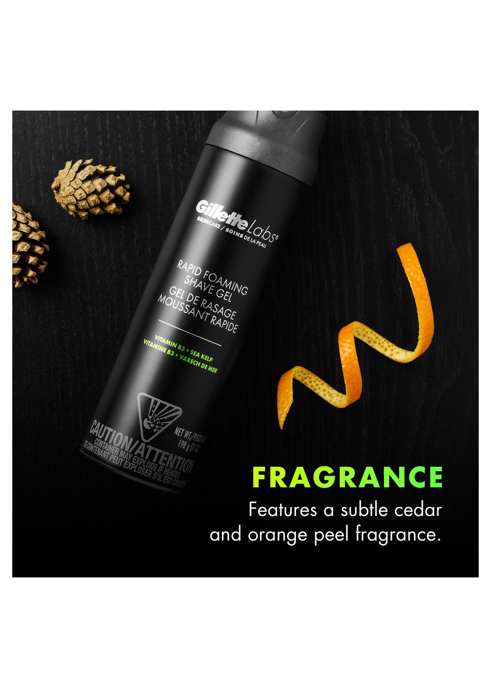 GilletteLabs Rapid Foaming Shave Gel for Men; image 3 of 5