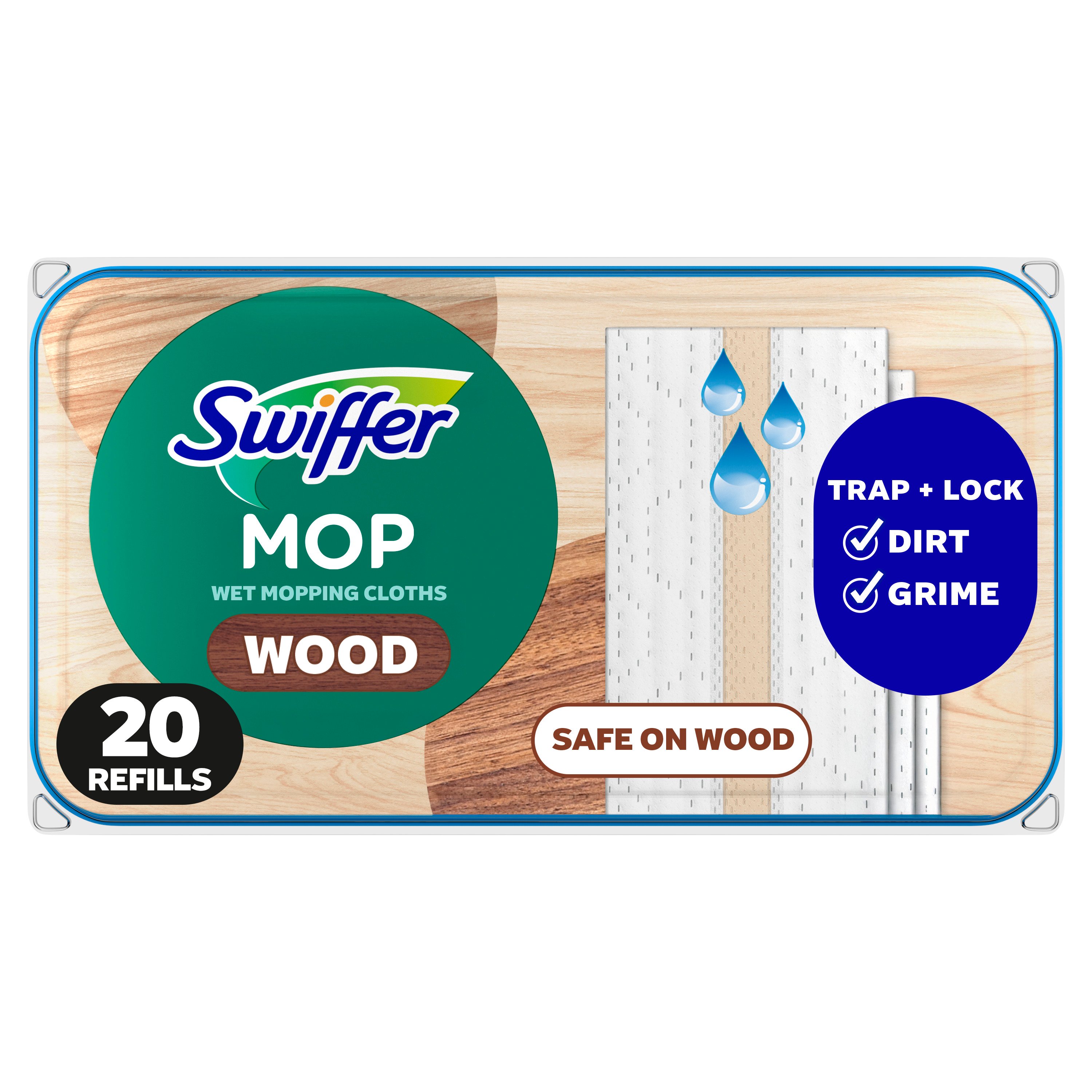 Swiffer Wood Wet Mopping Cloth Refills Shop Mops at HEB
