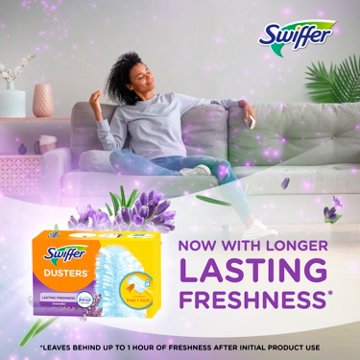 Swiffer Duster 180 Degree Febreze Lavender Multi-Surface Refills, 18 ct