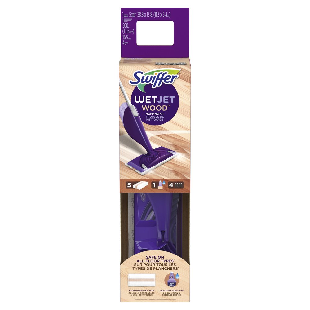 Swiffer WetJet Wood Mopping Starter Kit - Shop Mops at H-E-B