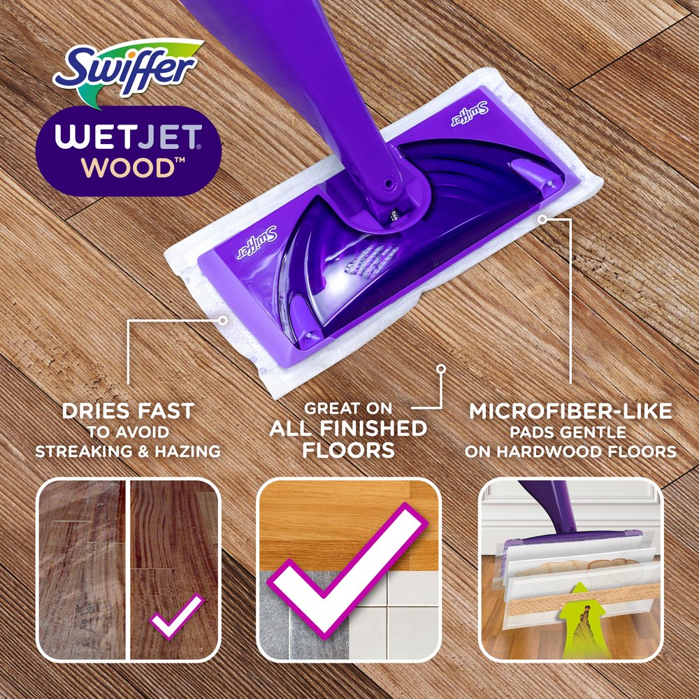 Swiffer WetJet Wood Mopping Starter Kit - Shop Mops at H-E-B