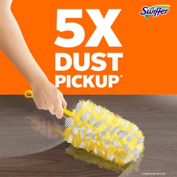 Swiffer Dusters Heavy Duty Multi-Surface Duster Refills for Cleaning, 6 ct