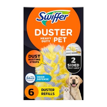 Swiffer Dusters Heavy Duty Multi-Surface Duster Refills for Cleaning, 6 ct