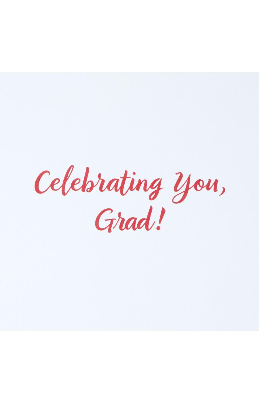 Hallmark Cap and Gown Graduation Card - S15, S8; image 6 of 6