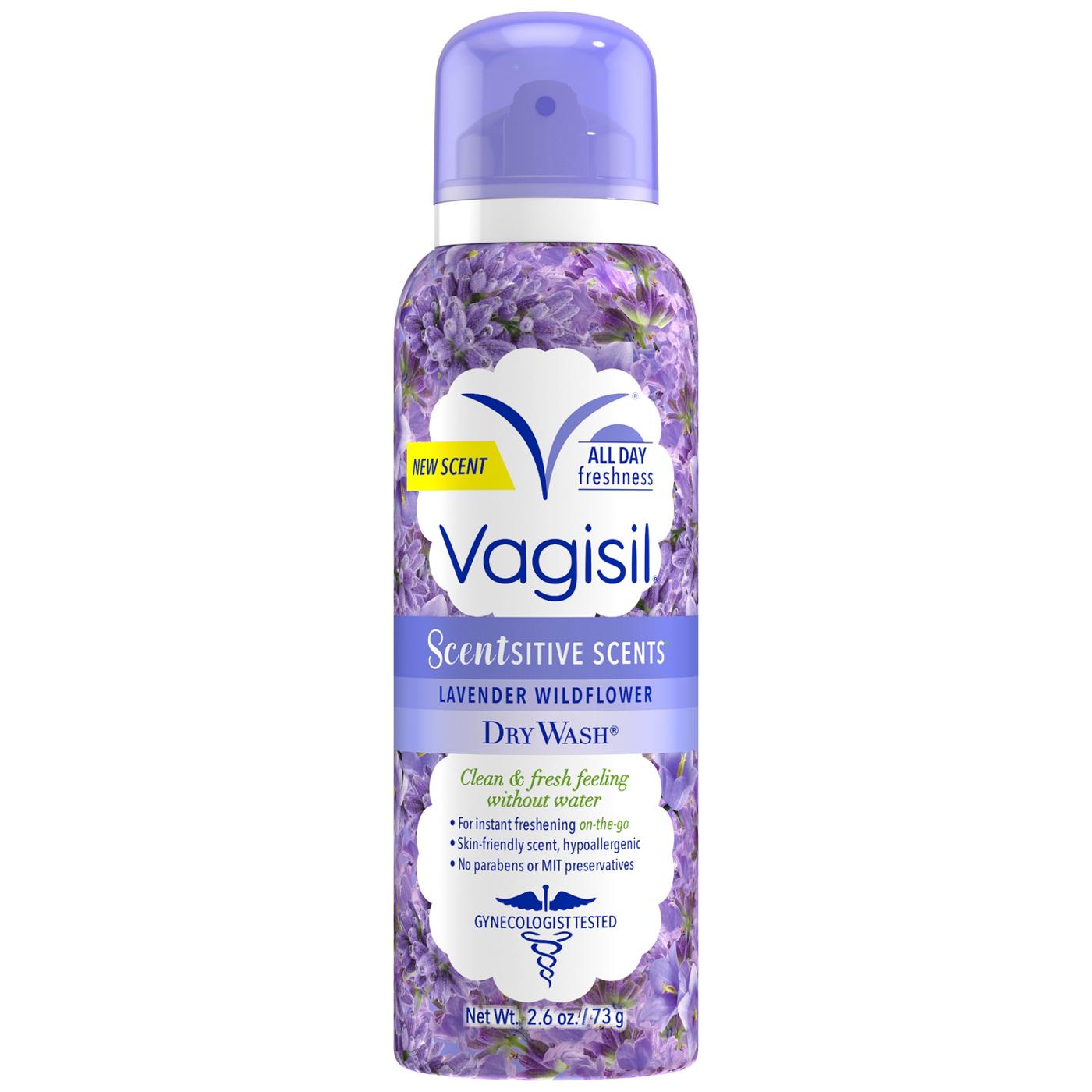 Vagisil Scentsitive Scents Dry Wash - Lavender Wildflower; image 1 of 2