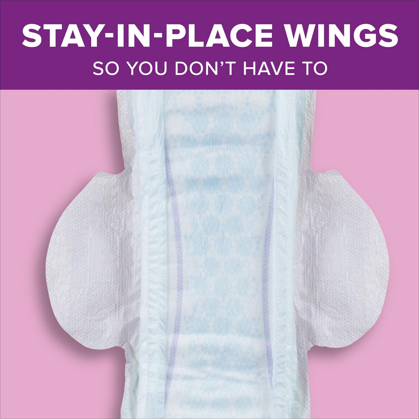 Poise Ultra Thin Regular Length Incontinence Pads with Wings - 4 Drop Moderate; image 4 of 6