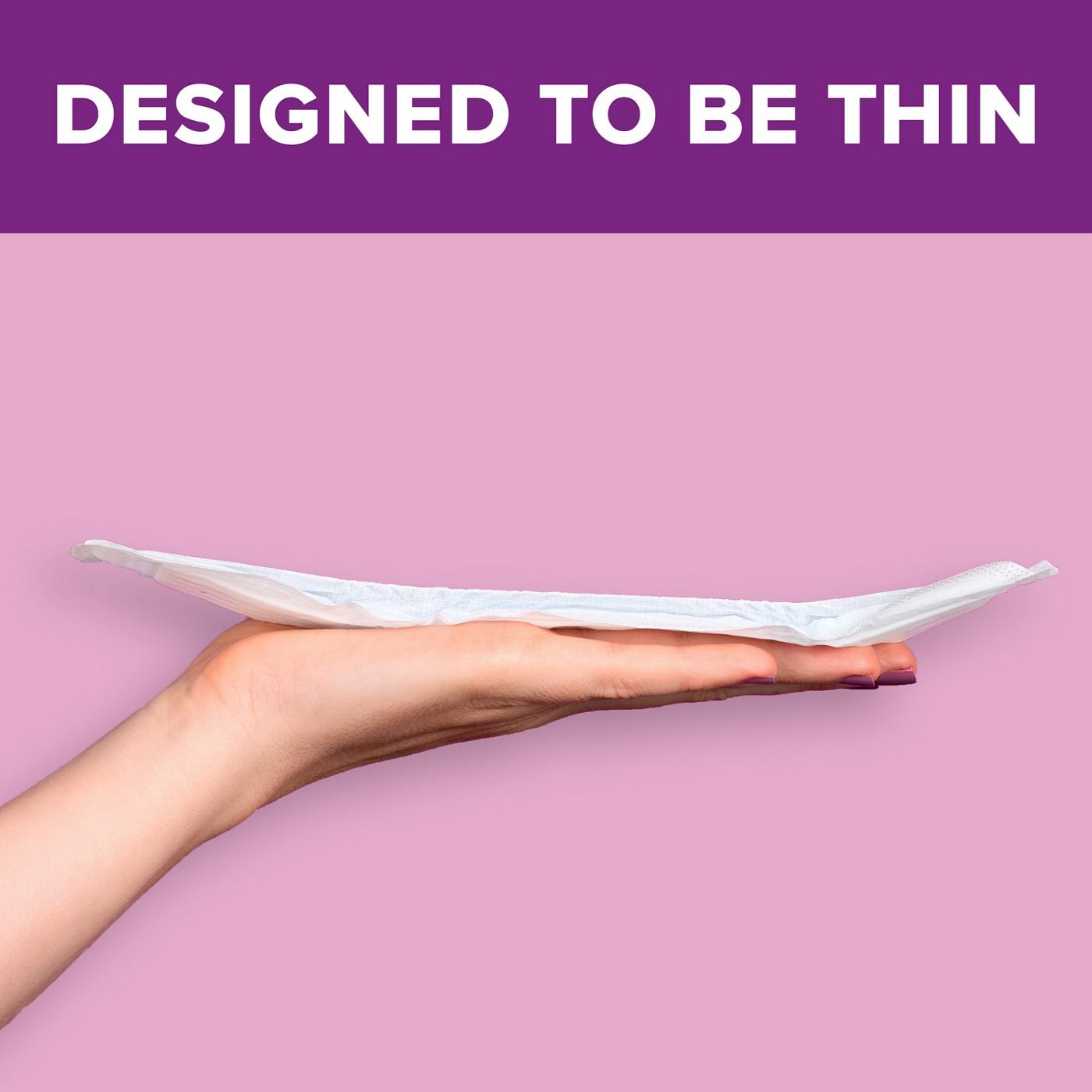 Poise Ultra Thin Regular Length Incontinence Pads with Wings - 4 Drop Moderate; image 5 of 6