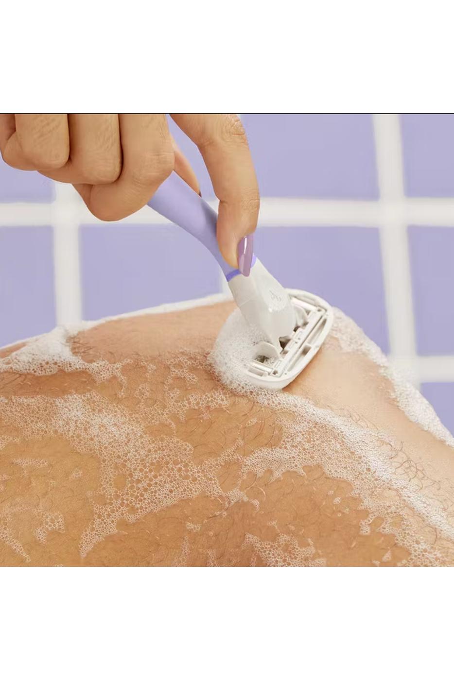 Flamingo Five Blade Razor System Green - Shop Razors & Blades at H-E-B