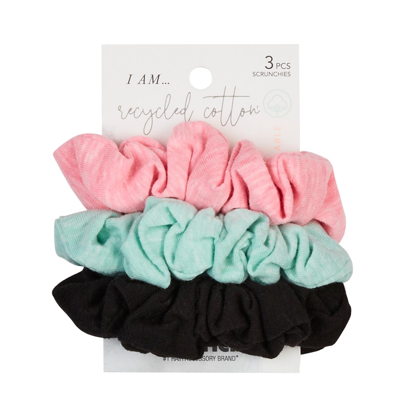 Scunci I Am Recycled Cotton Solid Scrunchies; image 1 of 2