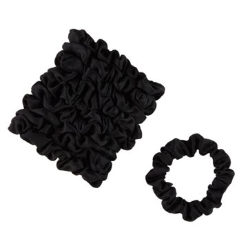 Scunci Black Mini Scrunchies, 10 ct